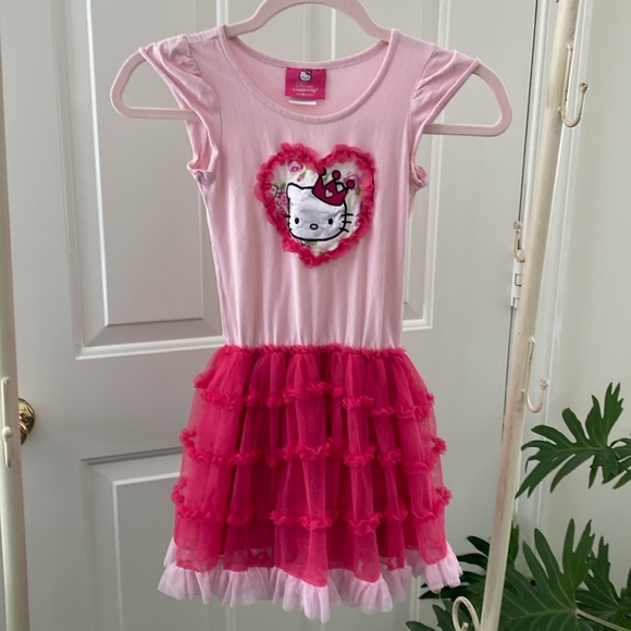 Hello Kitty Princess Taffeta Dress Size 6 - Picture 1 of 8
